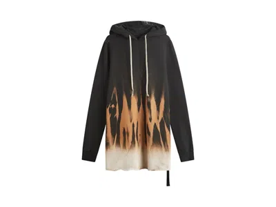 Pre-owned Rick Owens Men's  Pullover Hoodie In Black/terra