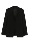 Rick Owens Fogpocket Soft Soft Blazer In Black
