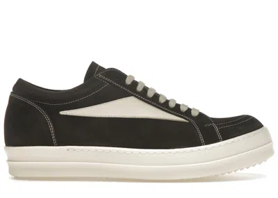 Pre-owned Rick Owens Men's  Vintage Sneaks Magogany Sneakers In Mahogany/milk