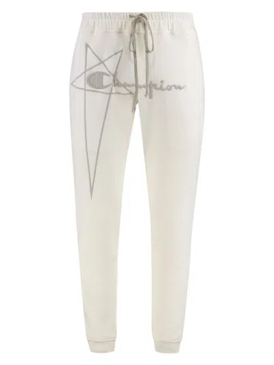 RICK OWENS MEN'S RICK OWENS X CHAMPION - COTTON SWEATPANTS