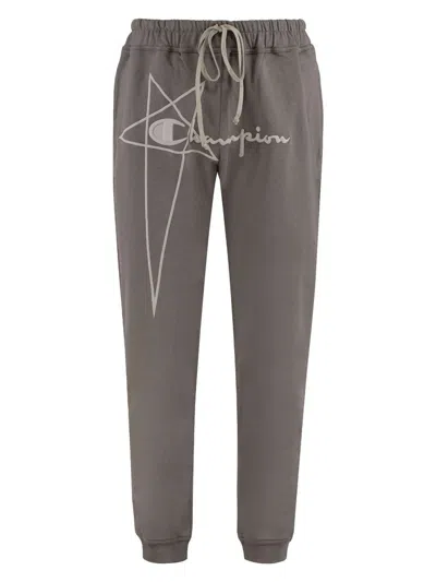 RICK OWENS MEN'S RICK OWENS X CHAMPION - COTTON SWEATPANTS