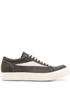 Rick Owens Leather Low-top Sneakers In 7811 Drkdust/milk/milk