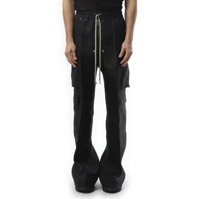 Rick Owens 'cargobelas' Straight Pants In Black