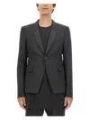 Rick Owens Single-breasted Virgin Wool Blend Blazer In Black