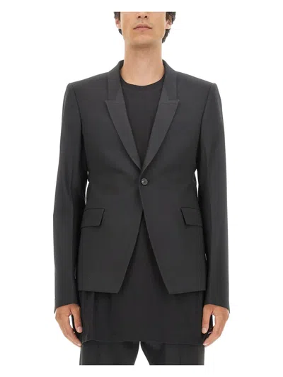 RICK OWENS MEN'S SINGLE-BREASTED JACKET