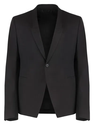 RICK OWENS MEN'S SINGLE-BREASTED ONE BUTTON JACKET