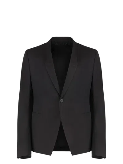 RICK OWENS MEN'S SINGLE-BREASTED ONE BUTTON JACKET