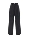 Rick Owens Men Stefan Cargo Pants In Black