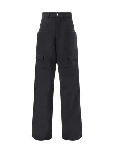Rick Owens Men Stefan Cargo Pants In Black