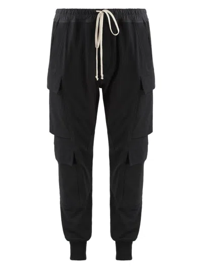 Rick Owens Men's Stretch Cotton Track-pants