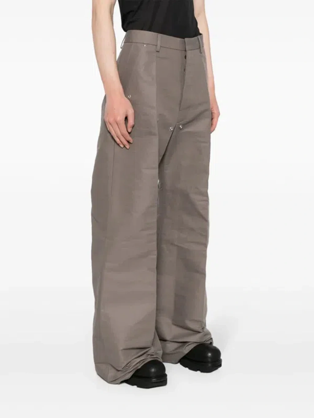 美品 Rick Owens Belas ウールスラックス 25SS Tailored Wide Belas in