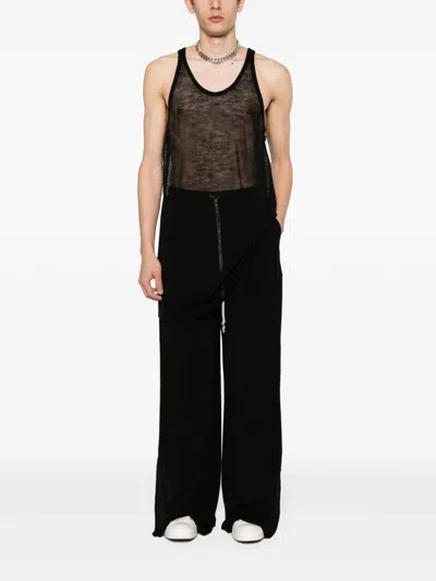 Rick Owens Men Tank Maglia In 09 Black