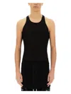 Rick Owens Tank Top In Black
