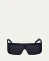 Rick Owens Oversize Square-frame Sunglasses In Black