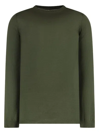 RICK OWENS MEN'S VIRGIN WOOL CREW-NECK SWEATER