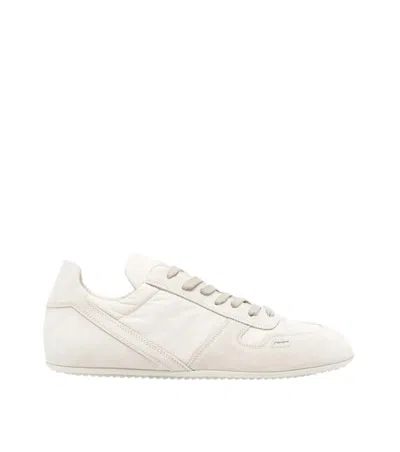 Rick Owens Men White Minimal Sneakers