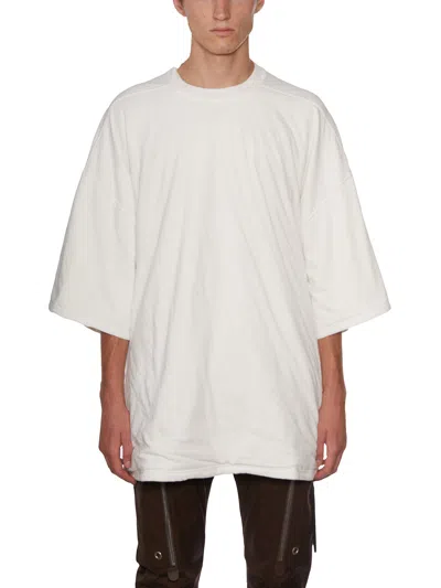Rick Owens Men's White Oversized T-shirt For Fw23