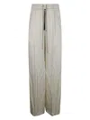 Rick Owens Men's Wide Bela Pants In Gray