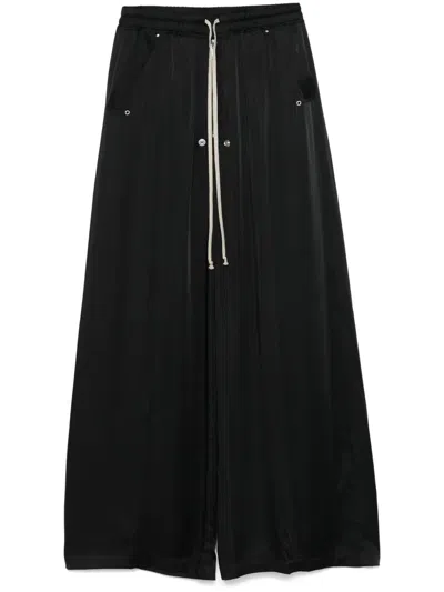 Rick Owens Men Wide Bela Pants In Black
