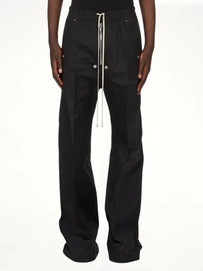 Rick Owens Men's Wide Bela Pants In Black