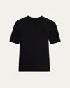 Rick Owens Short-sleeve Round-neck T-shirt In Black