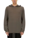 Rick Owens Wool Sweatshirt In Brown