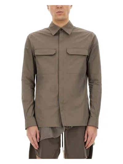 RICK OWENS MEN'S WORK SHIRT
