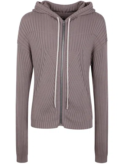 Rick Owens Men Zipped Hoodie Jacket