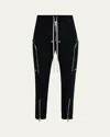 Rick Owens Black Concordians Bauhaus Cargo Pants In Black
