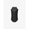 Rick Owens Mens Black Basic Rib Sleeveless Woven Top In Black