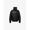 Rick Owens Mens Black Blixa Dracu-collar Leather Jacket In Black