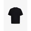 Rick Owens Mens Black Brad Crewneck Cotton-jersey T-shirt