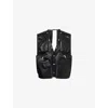 Rick Owens Mens Black Cargo Open-back Leather Vest In Black