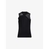 Rick Owens Mens Black Hollywood Banana Wrap-around Cotton Top In Black