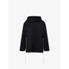 Rick Owens Mens Black Hooded Oversized Cashmere Tunic In Black