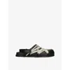 Rick Owens Concordians Megalaced Mules In Black