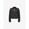 Rick Owens Mens Black Patch-pocket Cargo Shell Jacket In Black
