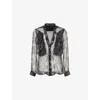 Rick Owens Larry Fogpocket Shirt In Black Pearl