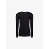 Rick Owens Black Porterville Baseball Sweatshirt