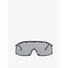 Rick Owens Shielding Sunglasses In Black