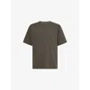 Rick Owens Mens Bosco Brad Crewneck Cotton T-shirt In Green