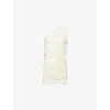Rick Owens Mens Hollywood Banana Draped Cotton-jersey Top Dinge In Dinge