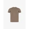 Rick Owens Mens  Crewneck Short-sleeve Cotton-jersey T-shirt In Dust