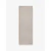 Rick Owens Mens Pearl Emily Fringed Wool, Silk And Cashmere Scarf In White