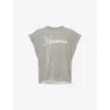 Rick Owens Gray Champion Edition Micro Tatlin Tank Top