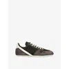 Rick Owens Panelled Suede And Leather Sneakers In Multi