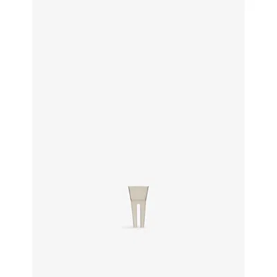 Rick Owens Mens Mini Open Trunk Brass Single Earring Silver