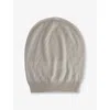 Rick Owens Mens Pearl Hollywood Medium Wool Beanie Hat In White