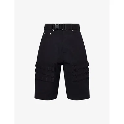 Rick Owens Cargo Geth Shorts In Black