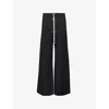 Rick Owens Mens Black Cargobelas Multi-pockets Wide-leg Relaxed-fit Stretch-cotton Trousers In Black